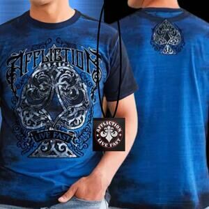 Affliction Paramount Short Sleeve T-Shirt Size XL